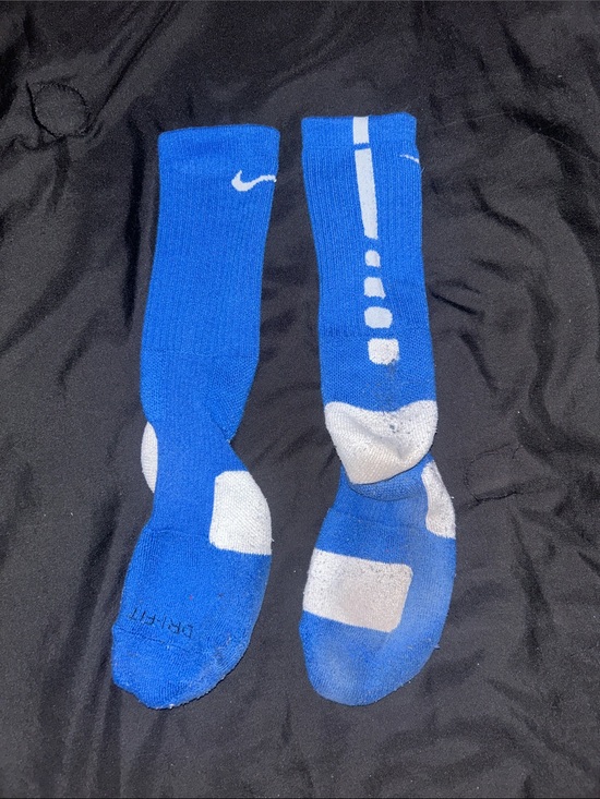 Nike Other - Nike Blue Crew Athletic Socks with White Accents